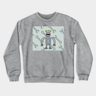 June Wrench Robot Crewneck Sweatshirt